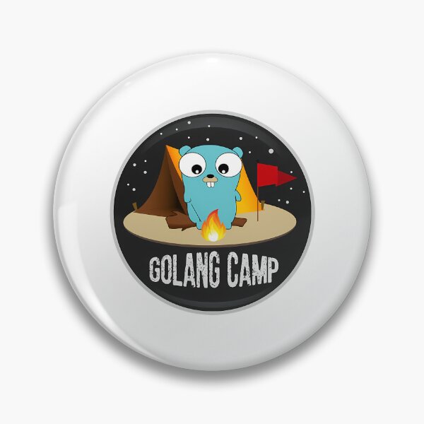Item preview, Golang Camp Badge designed and sold by ForRealSerial.