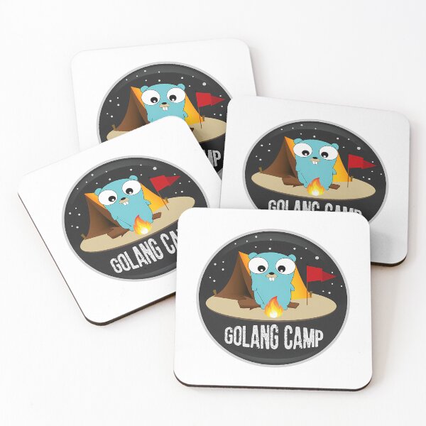 Aperçu de l'œuvre Badge de camp Golang créée et vendue par ForRealSerial.