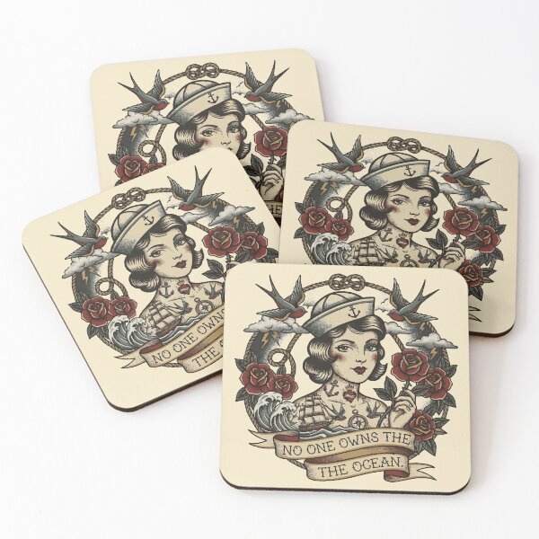 Item preview, The Tattooed Sailor Girl – Vintage American Traditional  designed and sold by Maria Garcia´s.