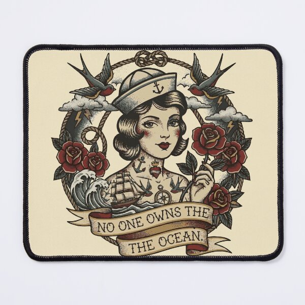 Item preview, The Tattooed Sailor Girl – Vintage American Traditional designed and sold by Maria Garcia´s.