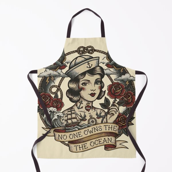 Item preview, The Tattooed Sailor Girl – Vintage American Traditional designed and sold by Maria Garcia´s.