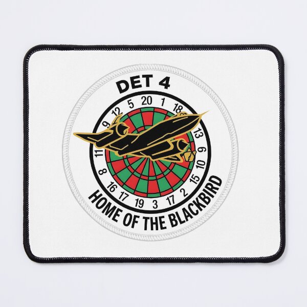 Item preview, USAF Detachment 4 SR-71 Blackbird RAF Mildenhall Insignia Patch designed and sold by CharlieDesings.