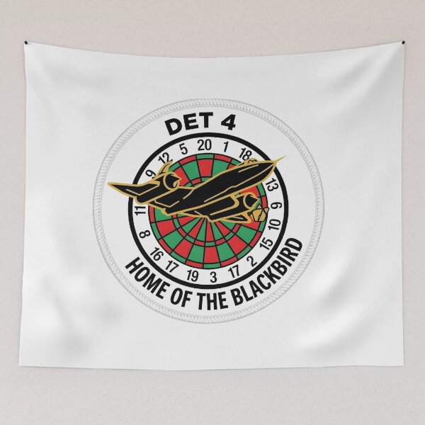 Item preview, USAF Detachment 4 SR-71 Blackbird RAF Mildenhall Insignia Patch designed and sold by CharlieDesings.