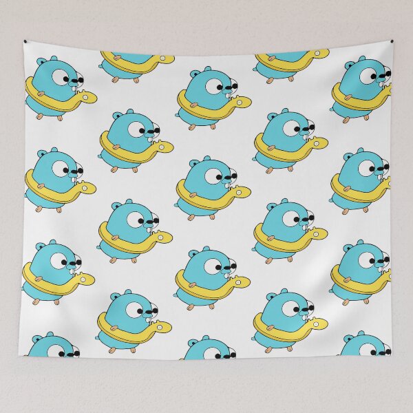 Item preview, Golang Gopher Go Swim designed and sold by ForRealSerial.