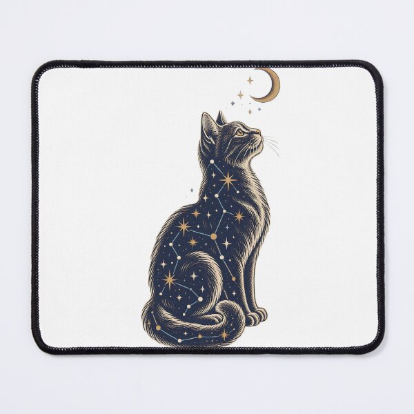 Item preview, Celestial Cat Constellation Starlit Night Sky Cat Lover Tank Top designed and sold by OUICHA.