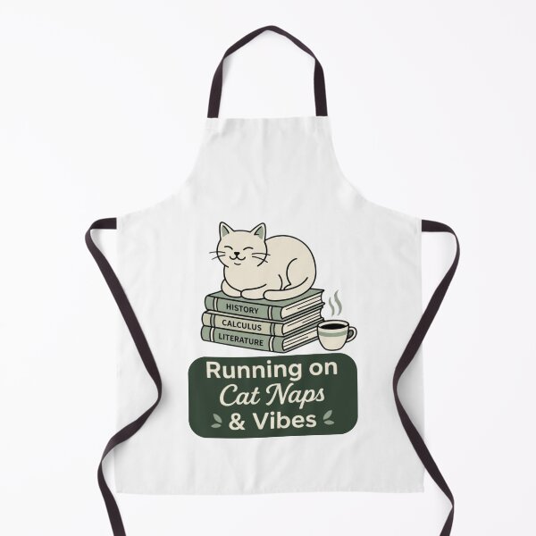 Item preview, Running on Cat Naps and Vibes - Cat Design designed and sold by RunningWhiskers.