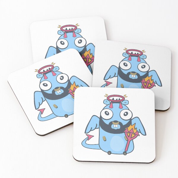 Aperçu de l'œuvre Golang Gopher comme un diable créée et vendue par ForRealSerial.