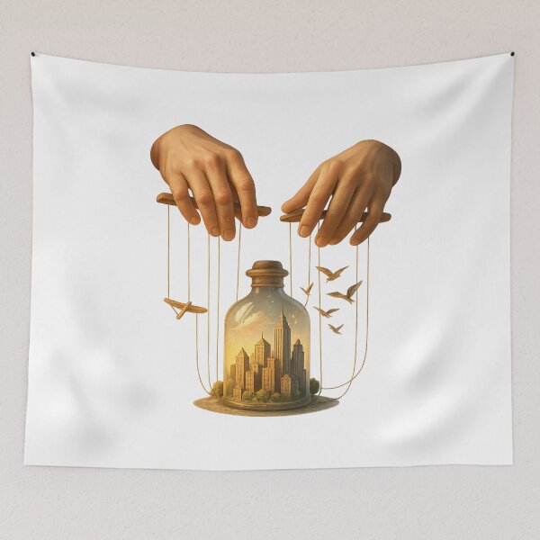 Item preview, Breaking Free – Escape the Strings designed and sold by Yomere.