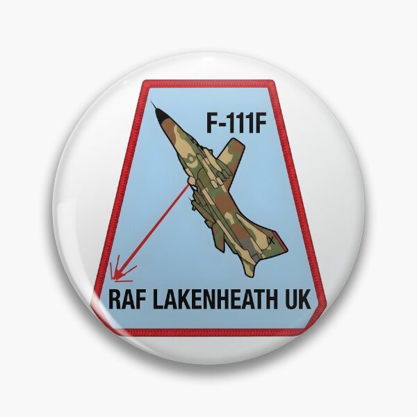 Item preview, USAF F-111F Aardvark RAF Lakenheath Insignia Patch designed and sold by CharlieDesings.