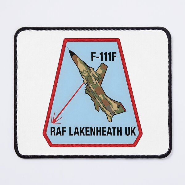 Item preview, USAF F-111F Aardvark RAF Lakenheath Insignia Patch designed and sold by CharlieDesings.