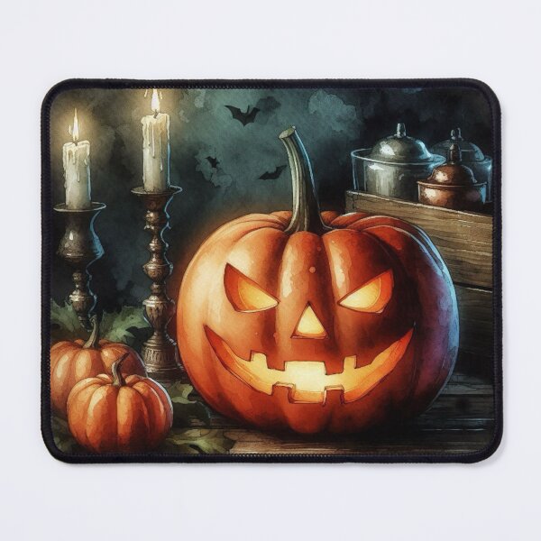 Item preview, Spooky Pumpkin – Halloween Glow Art designed and sold by Rocket&Stars.