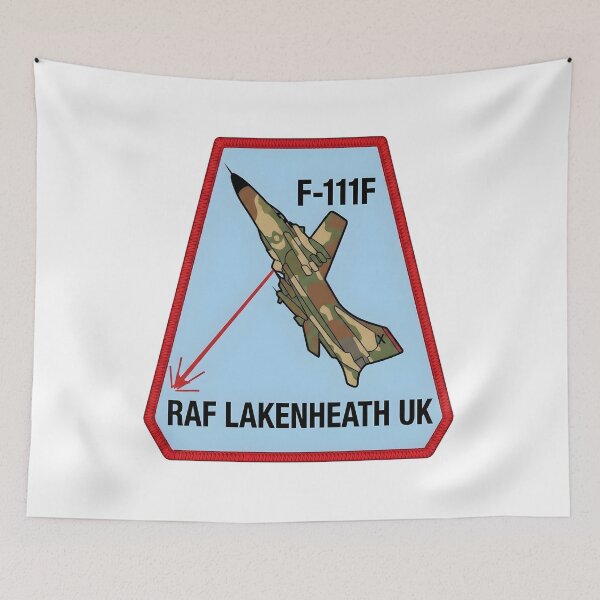 Item preview, USAF F-111F Aardvark RAF Lakenheath Insignia Patch designed and sold by CharlieDesings.