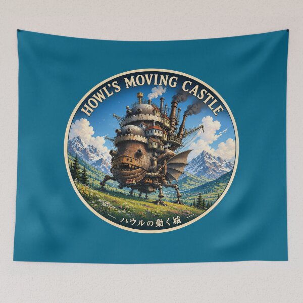 Item preview, Classic Illustration Howl's Moving Castle designed and sold by killem667.