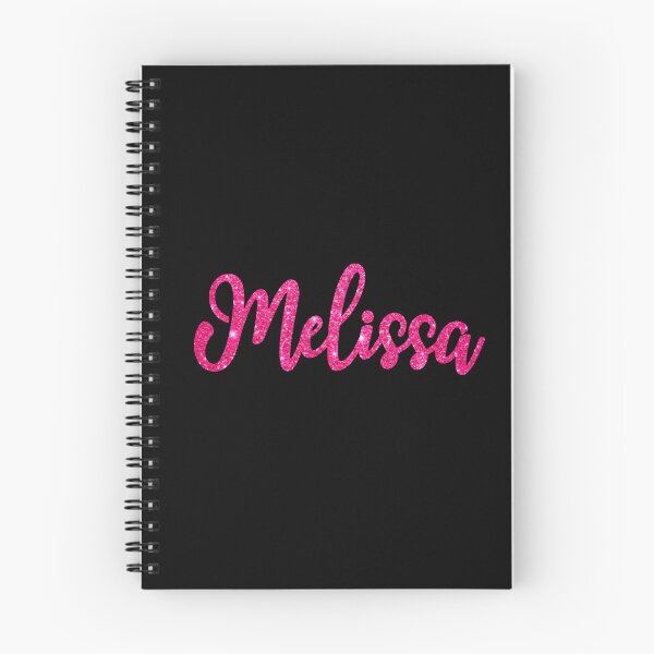 Item preview, Melissa Hot Pink Sparkly Personalised Name Design designed and sold by CamilasPrints.
