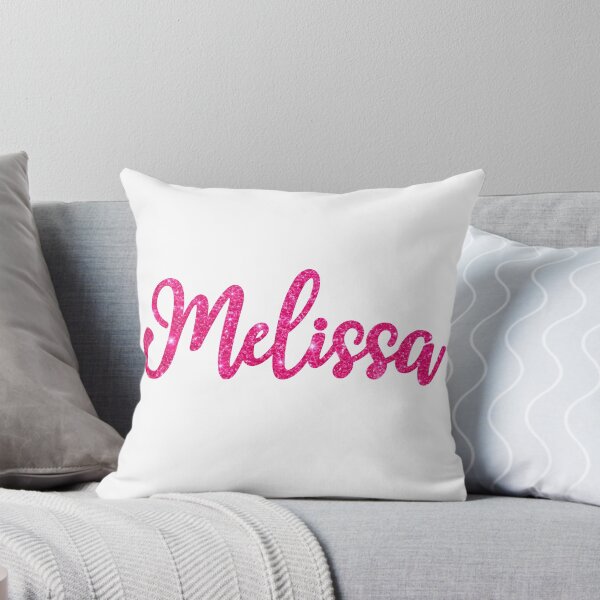 Item preview, Melissa Hot Pink Sparkly Personalised Name Design designed and sold by CamilasPrints.