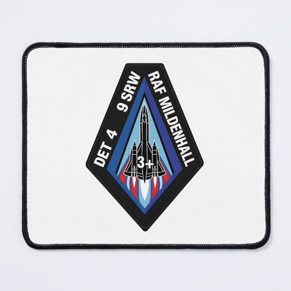 Item preview, USAF Detachment 4 9th SRW SR-71 Blackbird RAF Mildenhall Patch designed and sold by CharlieDesings.