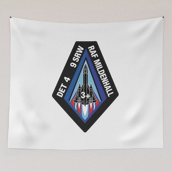 Item preview, USAF Detachment 4 9th SRW SR-71 Blackbird RAF Mildenhall Patch designed and sold by CharlieDesings.