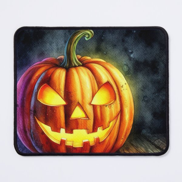 Item preview, Spooky Pumpkin – Halloween Glow Art designed and sold by Rocket&Stars.