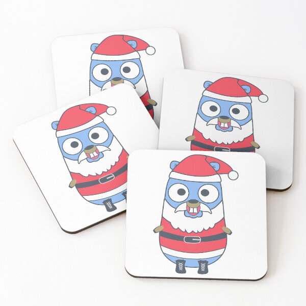 Item preview, Golang Gopher Like Santa  - Christmas Time designed and sold by ForRealSerial.
