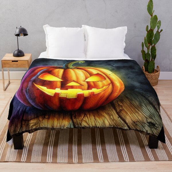 Item preview, Spooky Pumpkin – Halloween Glow Art designed and sold by Rocket&Stars.