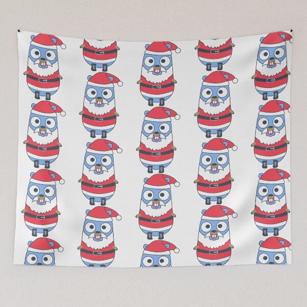 Item preview, Golang Gopher Like Santa  - Christmas Time designed and sold by ForRealSerial.