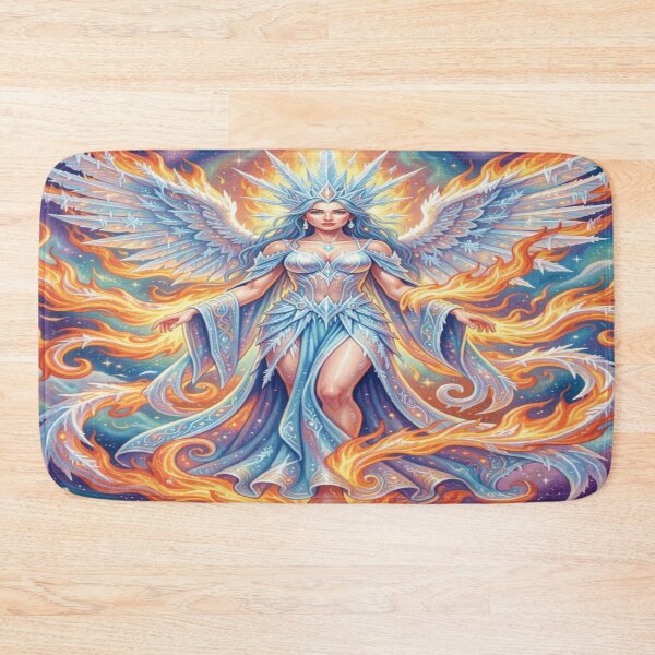 Item preview, Goddess of Ice and Fire – cosmic duality glow designed and sold by FotoworldEdel.
