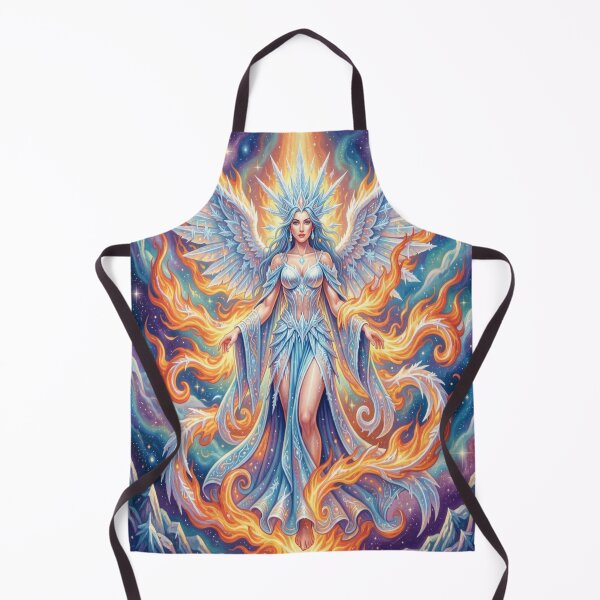 Item preview, Goddess of Ice and Fire – cosmic duality glow designed and sold by FotoworldEdel.