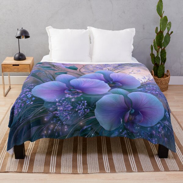 Item preview, Twilight Echoes of the Indigo Orchid designed and sold by bloorose.