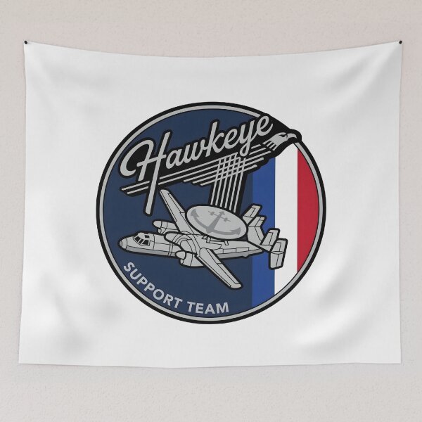 Item preview, French Naval Aviation E-2C Hawkeye Support Team Patch designed and sold by CharlieDesings.
