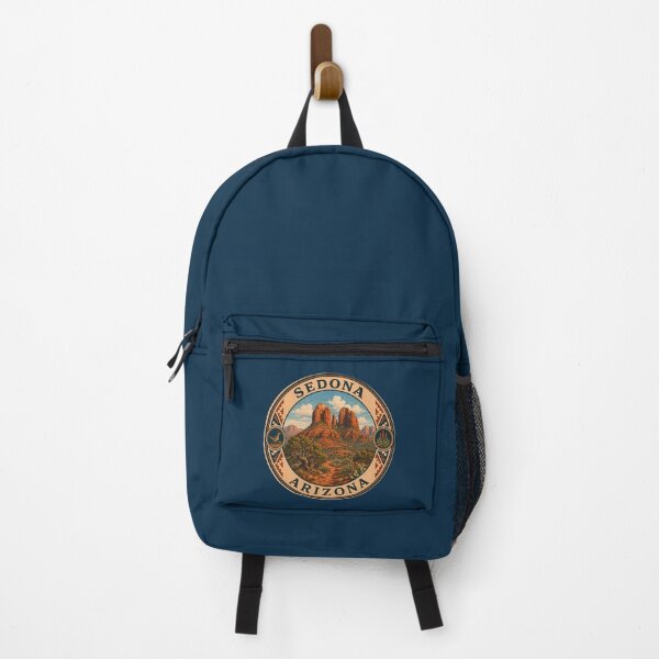 Item preview, Sedona Arizona Illustration Travel Art Badge designed and sold by KrisSidDesigns.