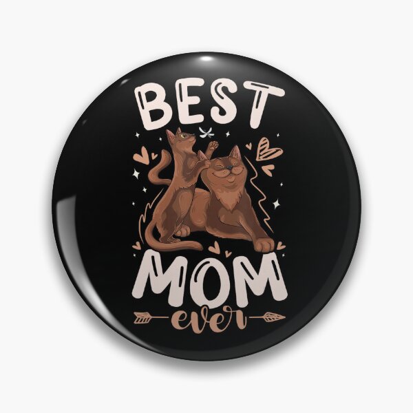 Item preview, Best Cat Mom Ever – Cute Brown Cat and Playful Kitten designed and sold by NoeValdric.
