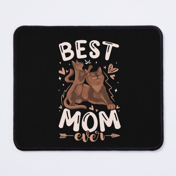 Item preview, Best Cat Mom Ever – Cute Brown Cat and Playful Kitten designed and sold by NoeValdric.
