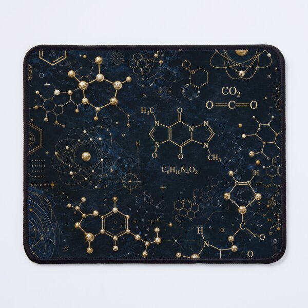 Item preview, Chemistry in Gold — The Art of Molecules | Luxury Scientific Chemistry Phone Case designed and sold by Nara8.