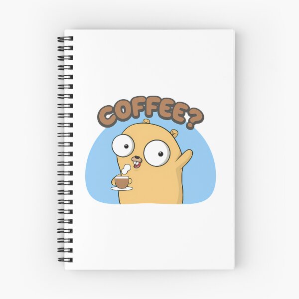 Item preview, Golang Gopher Offering A Cup Of Coffee designed and sold by ForRealSerial.