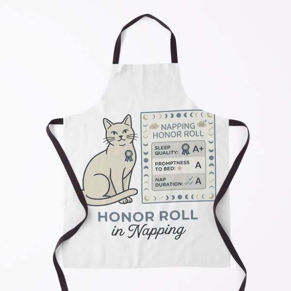 Item preview, Honor Roll in Napping - Cat Design designed and sold by RunningWhiskers.