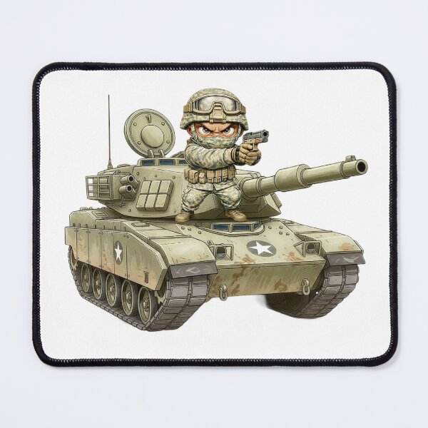 Item preview, US Military Tank: Li'l Soldiers Collection designed and sold by EscapeArtist13.