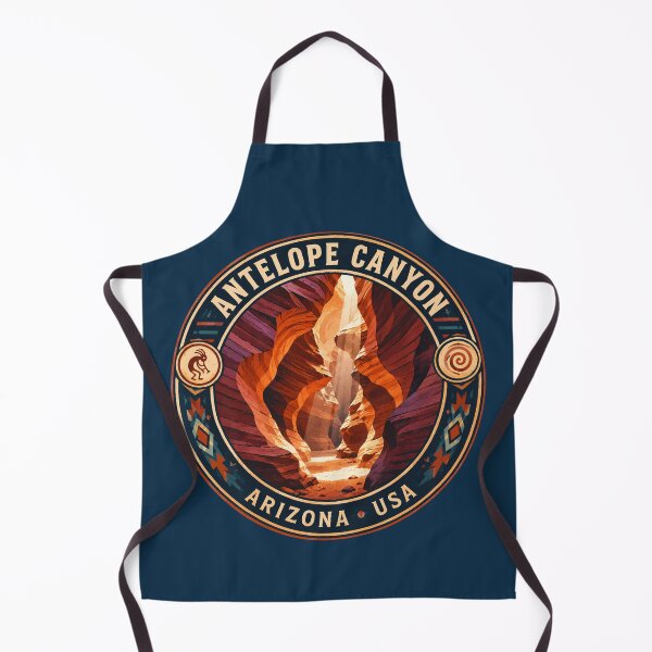 Item preview, Antelope Canyon Arizona Illustration Travel Art Badge designed and sold by KrisSidDesigns.