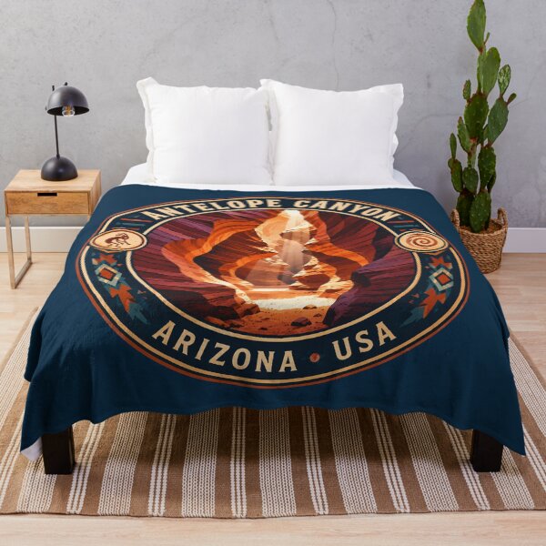 Item preview, Antelope Canyon Arizona Illustration Travel Art Badge designed and sold by KrisSidDesigns.