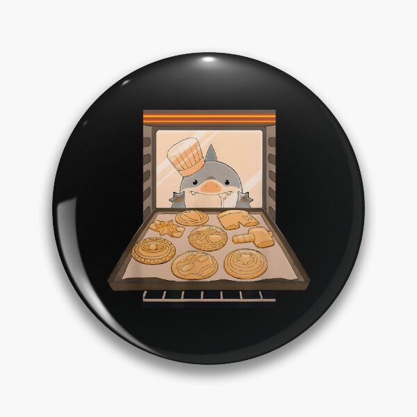 Item preview, Cute Land Shark Baking Cookies designed and sold by banhstudio.