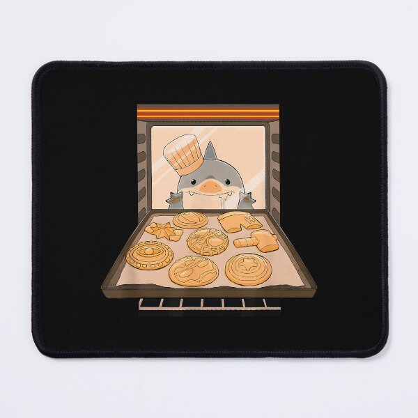 Item preview, Cute Land Shark Baking Cookies designed and sold by banhstudio.