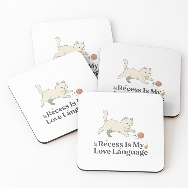 Item preview, Recess Is My Love Language - Cat Design designed and sold by RunningWhiskers.