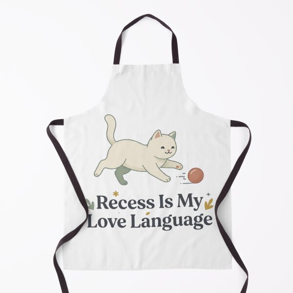 Item preview, Recess Is My Love Language - Cat Design designed and sold by RunningWhiskers.