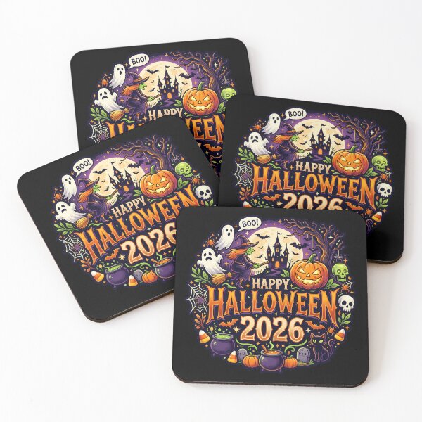 Item preview, Happy Halloween 2026 Cute Witch Pumpkin Ghost Sticker Design designed and sold by DarkOriginArts.