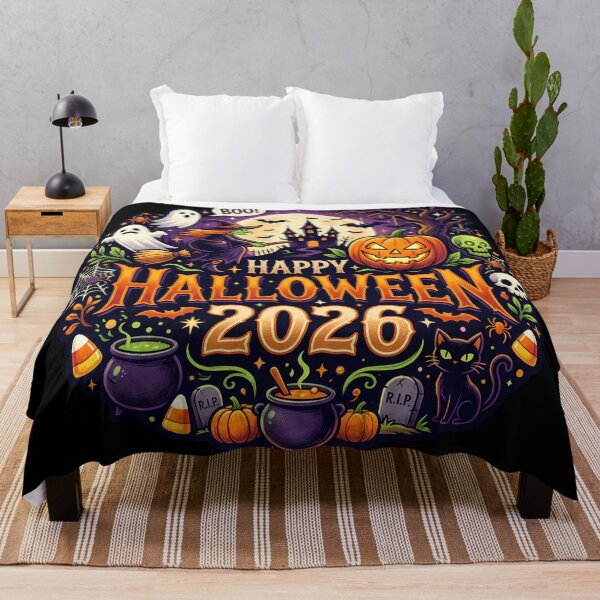 Item preview, Happy Halloween 2026 Cute Witch Pumpkin Ghost Sticker Design designed and sold by DarkOriginArts.