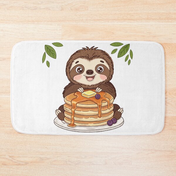 Item preview, Sloth Snack Pancakes Food designed and sold by WillowerStudio.