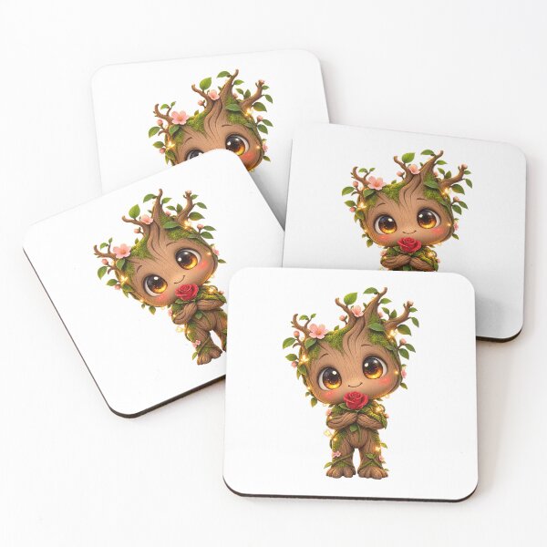 Item preview, Rooty the Tree Spirit Holding Rose designed and sold by CreativeKrish07.