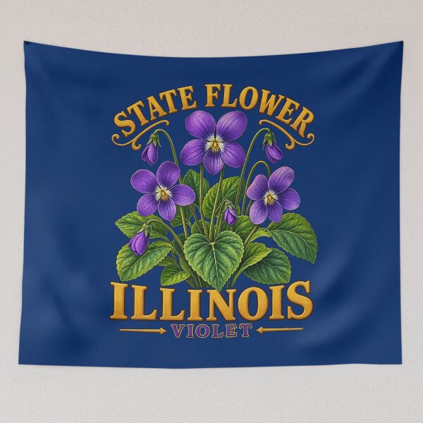 Item preview, Blooming Illinois Violet designed and sold by taiche.