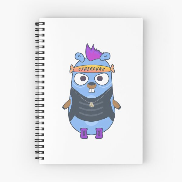 Item preview, Golang Gopher Punk Style designed and sold by ForRealSerial.