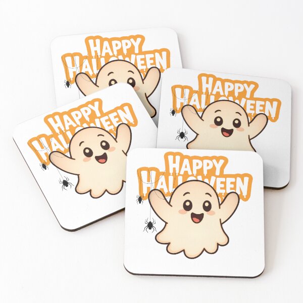 Item preview, Cute Happy Halloween Ghost Spooky Season designed and sold by Inka Moon Design.