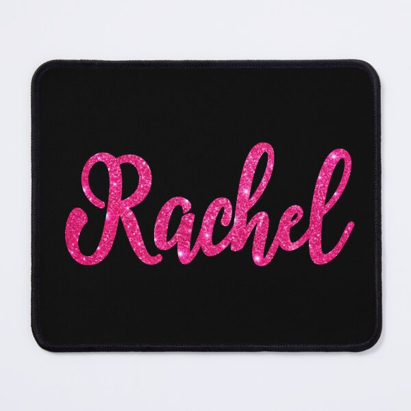 Item preview, Rachel Hot Pink Sparkly Personalised Name Design designed and sold by CamilasPrints.